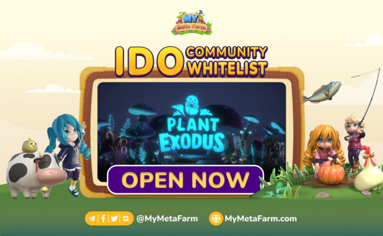 Whitelisting for Plant Exodus ($PEXO) IDO is now OPEN!